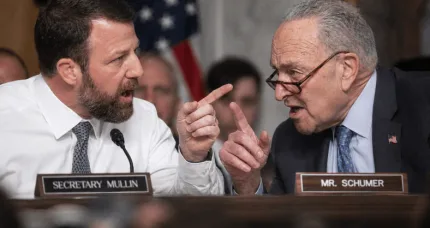 DHS Secretary Mullin Defends ICE, Schumer Hit With Brutal Rebuke…