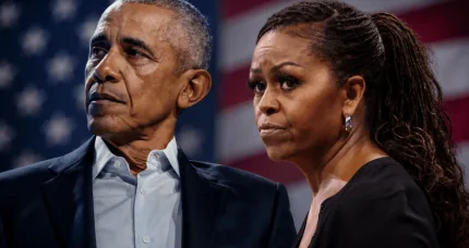 Obama Cries about Trump Ruining his Marriage