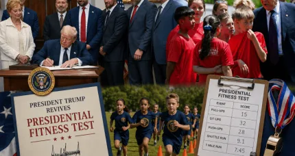 Trump Brings Back Presidential Fitness Test, Targeting Declining Youth Health and Obesity Rates