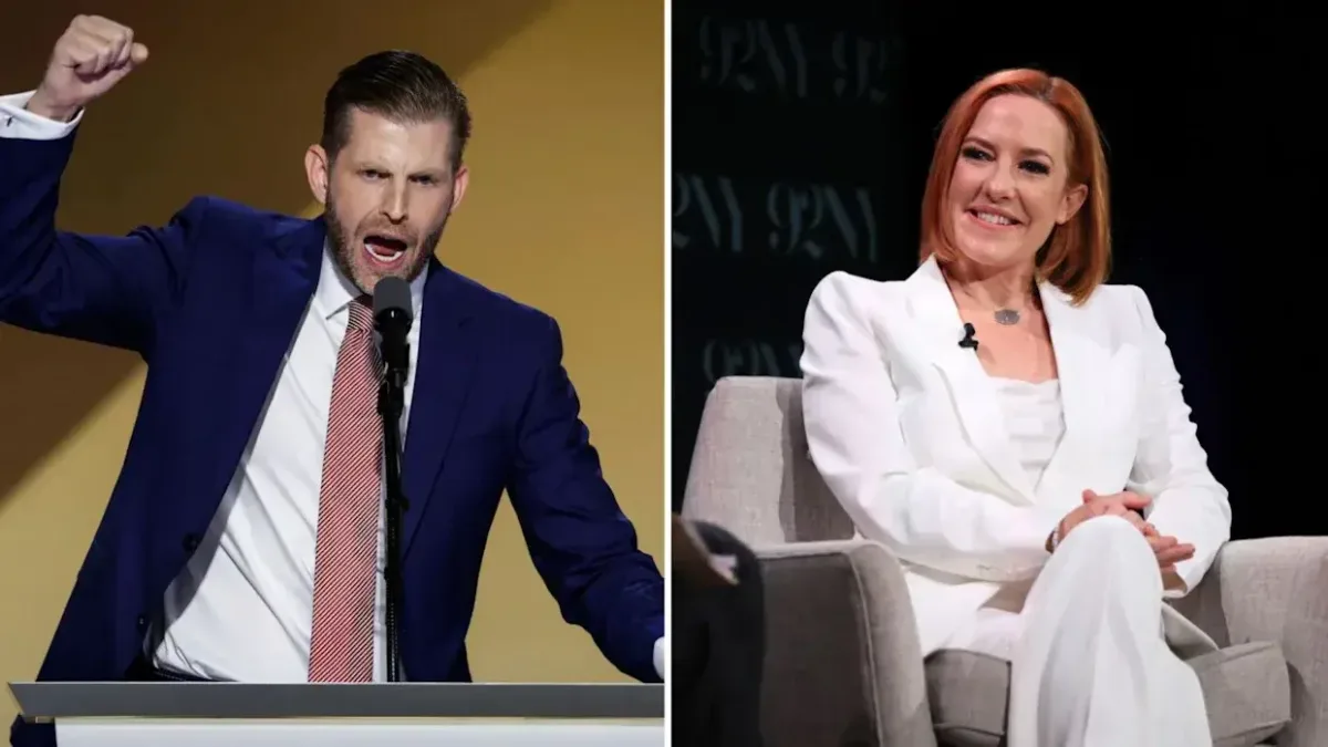 Eric Trump is suing MSNOW & Jen Psaki for their disgraceful defamation! Do you support Eric Trump?