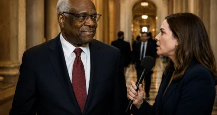 LMFAO! Clarence Thomas Walks Through Capitol And Perfectly Responds to Reporter…