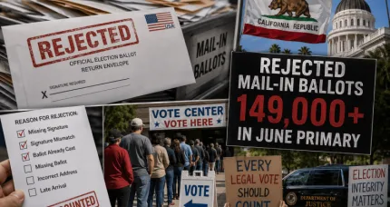 SHOCKING: California Mail Voting System Under Fire After Ballot Rejections Surge…
