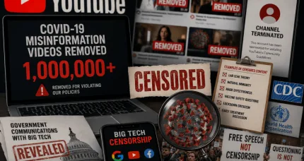 BOMBSHELL: During COVID, YouTube Deleted More Than 1 Million…