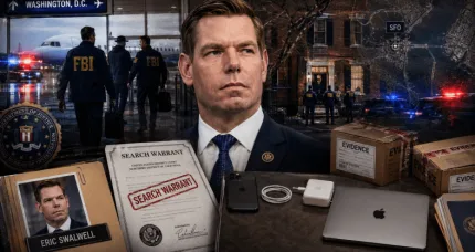 BUSTED: Swalwell’s Political Fall Deepens as FBI Seizes…