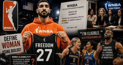 Former NBA Star Enes Kanter Freedom Says: Define ‘Woman’ or Let Me Play